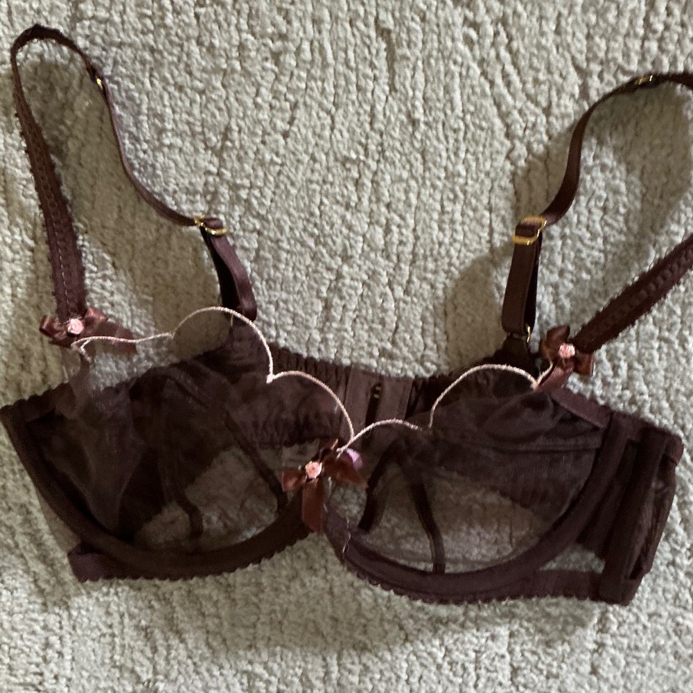NWOT Agent Provocateur Coco Brown Bra 36C